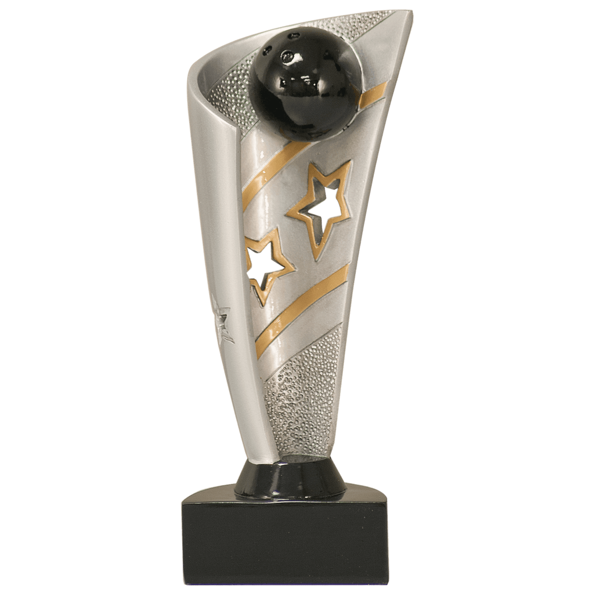 Bowling Banner award trophy - 8½ inches