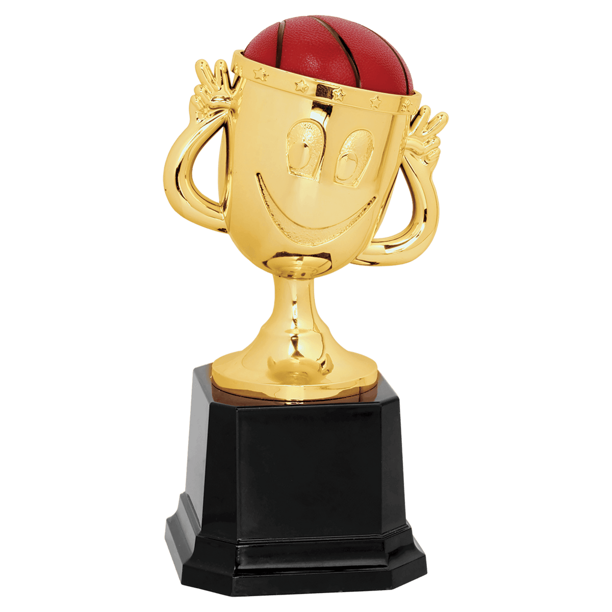 Basketball Happy Cup award trophy - 6 inches