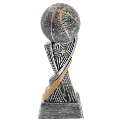Basketball Aspire award trophy - 8 inches
