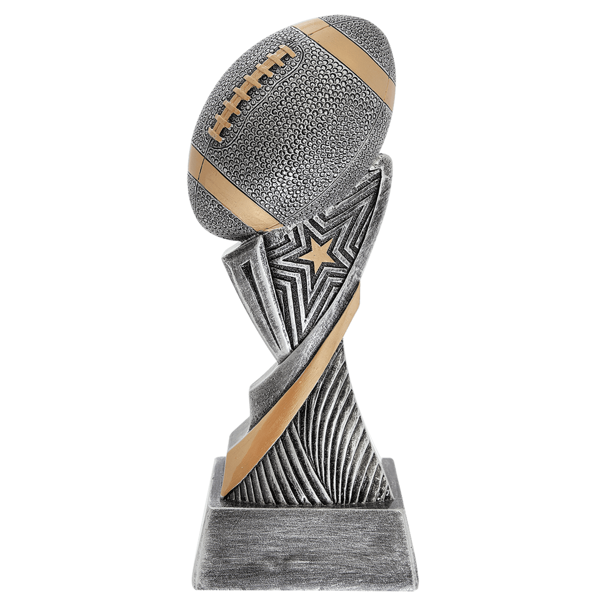 Football Aspire award trophy - 8 inches
