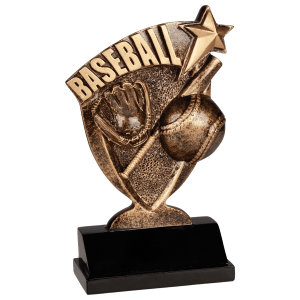 Baseball Broadcast award - 6 inches
