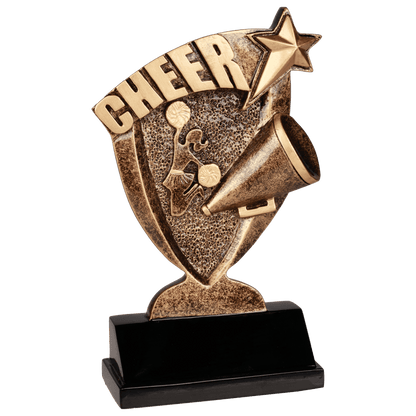 Cheer Broadcast award trophy - 6 inches