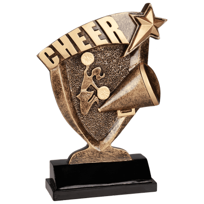 Cheer Broadcast award trophy - 7 inches
