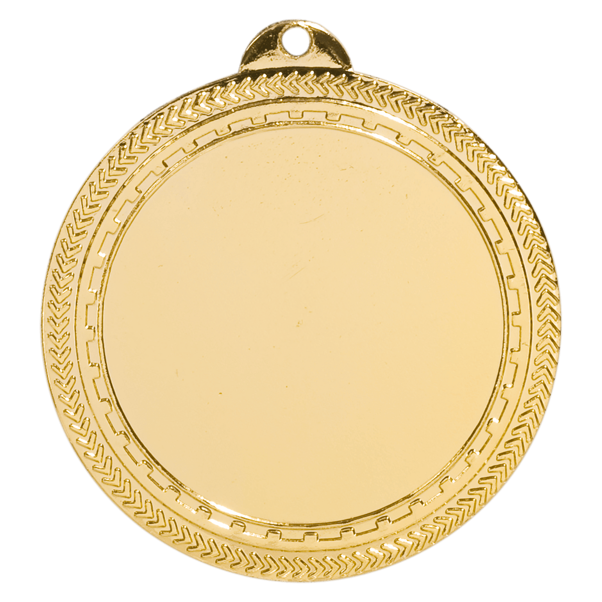 Gold Custom Double-Sided BriteLazer Photo & Logo Award Medal