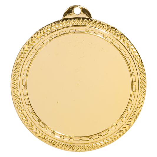 Gold Custom Double-Sided BriteLazer Photo & Logo Award Medal