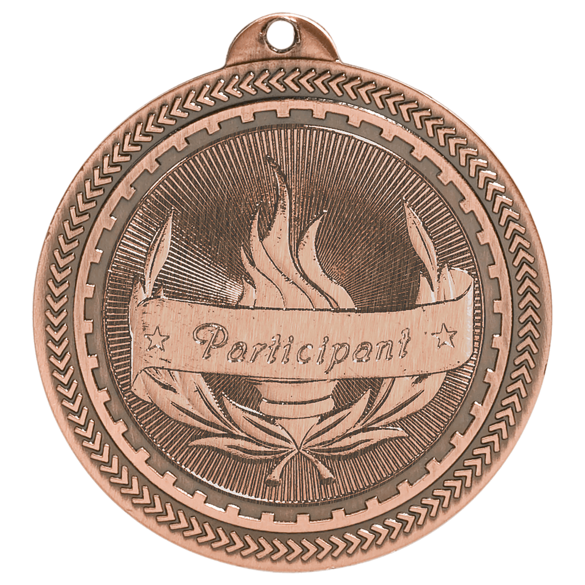 2 inch Antique Bronze Participant BriteLazer Medal