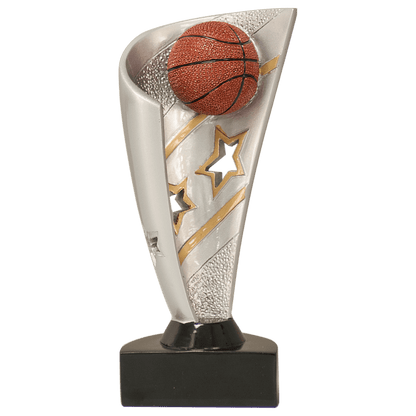Basketball Banner award trophy - 7 inches