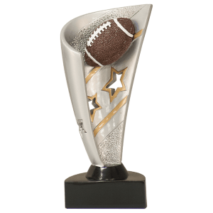 Football Banner award trophy - 7 inches