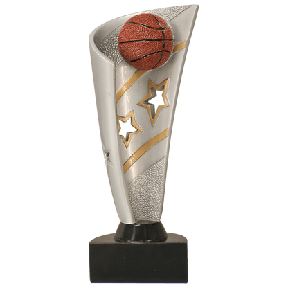 Basketball Banner award trophy - 8½ inches