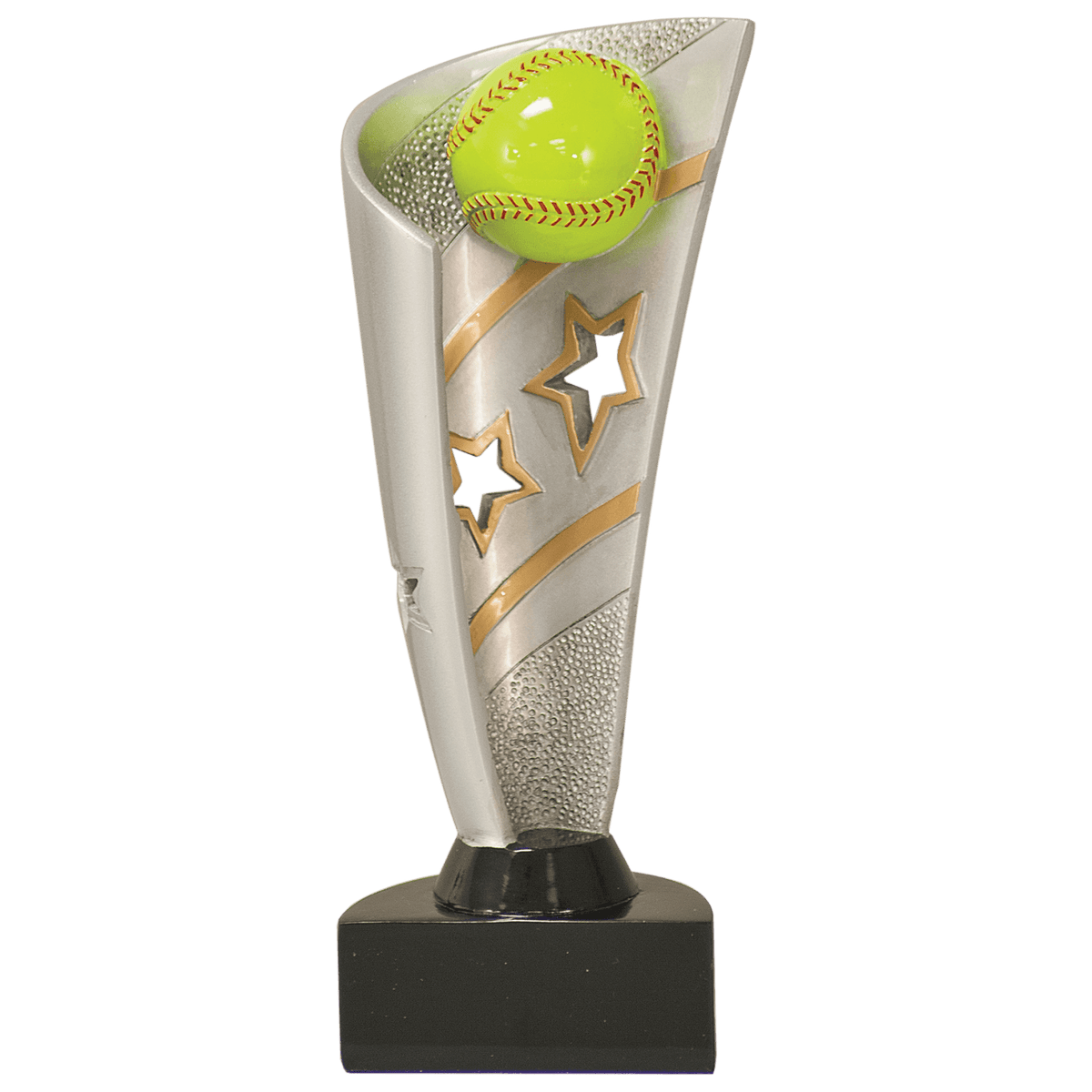 Softball Banner award trophy - 8½ inches
