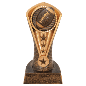 Football Cobra award trophy - 6½ inches