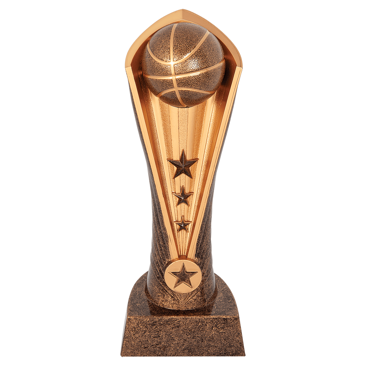 Basketball Cobra award trophy - 9 inches