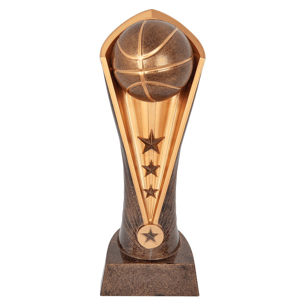 Basketball Cobra award trophy - 10½ inches