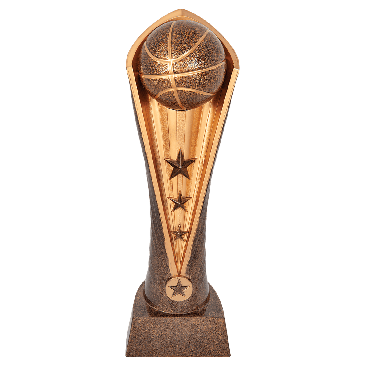 Basketball Cobra award trophy - 12 inches