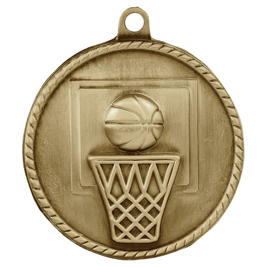 2" Basketball High Relief Custom Award Medals
