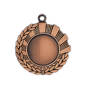 Mini Wreath custom medal - Antique Bronze