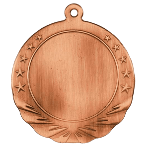 Starburst custom medal - Antique Bronze