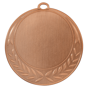 Half Wreath custom medal - Antique Bronze