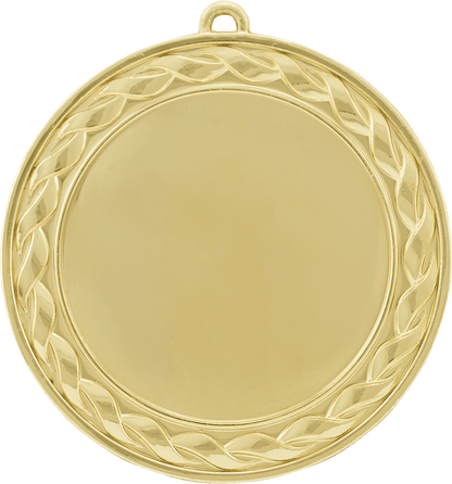Gold Custom 2 3/4" Weave Photo & Logo Award Medal