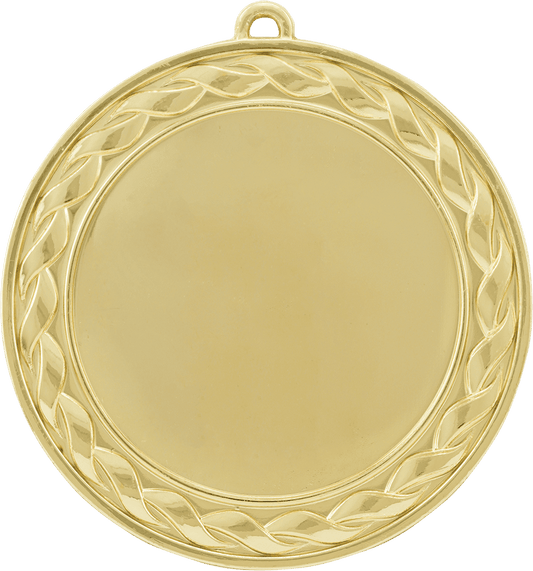 Gold Custom 2 3/4" Weave Photo & Logo Award Medal