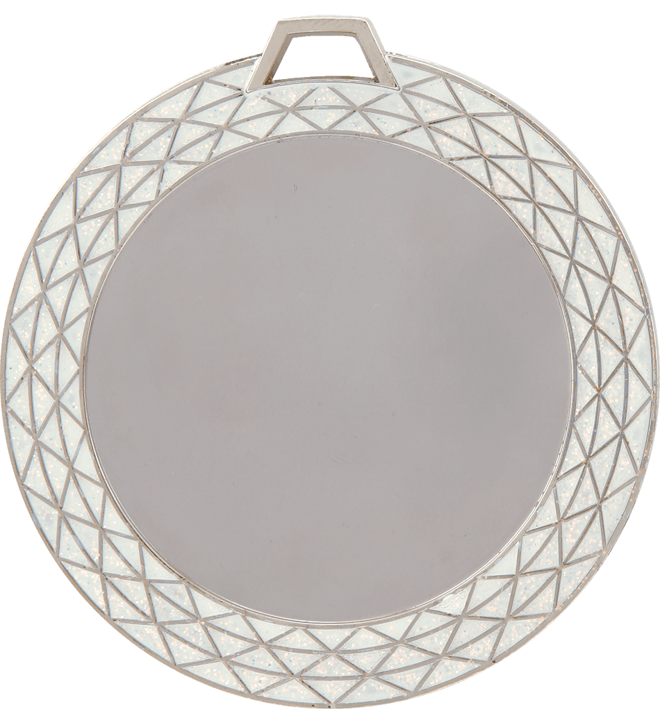 White Bling custom bling award medal