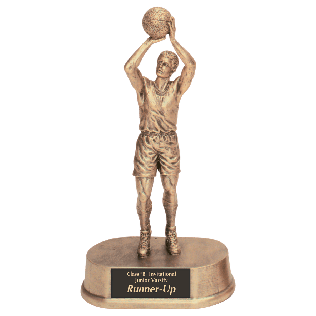 Basketball Male Player award trophy - 9½ inches