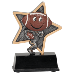 Football Little Pals award trophy - 5 inches