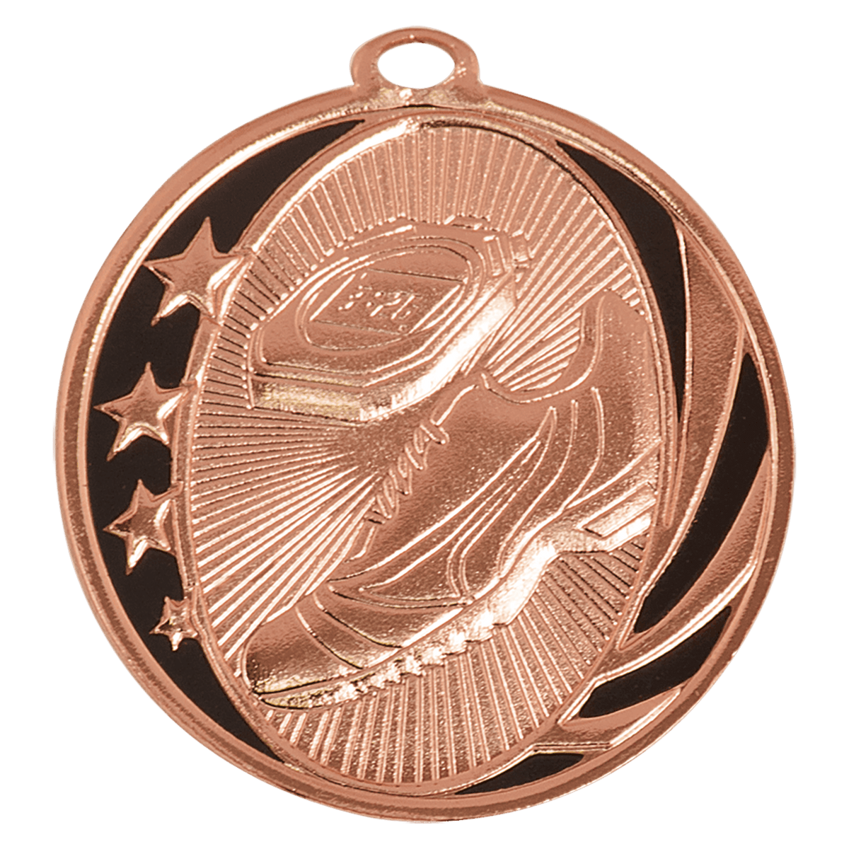 Bright Bronze 2 inch Track MidNite Star Medal