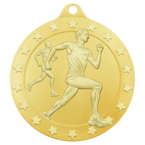 Gold Male Cross Country Radiance medal