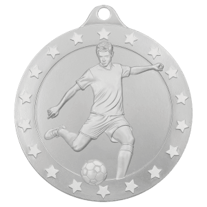 Silver male soccer Radiance medal