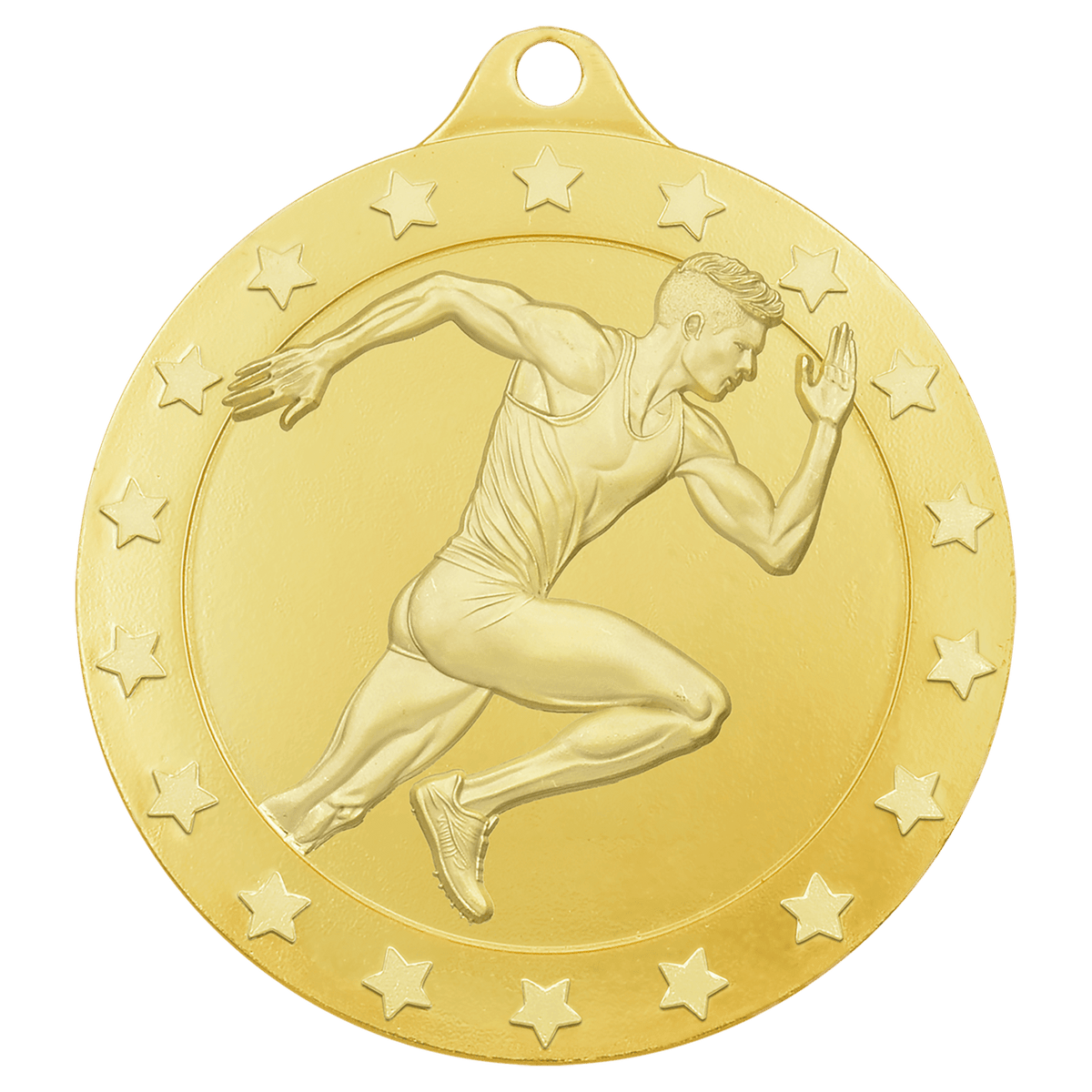Gold male track Radiance medal