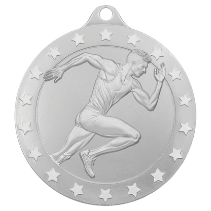 Silver male track Radiance medal