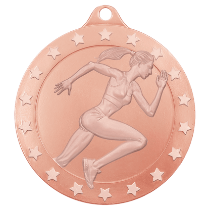 Bronze female track Radiance medal