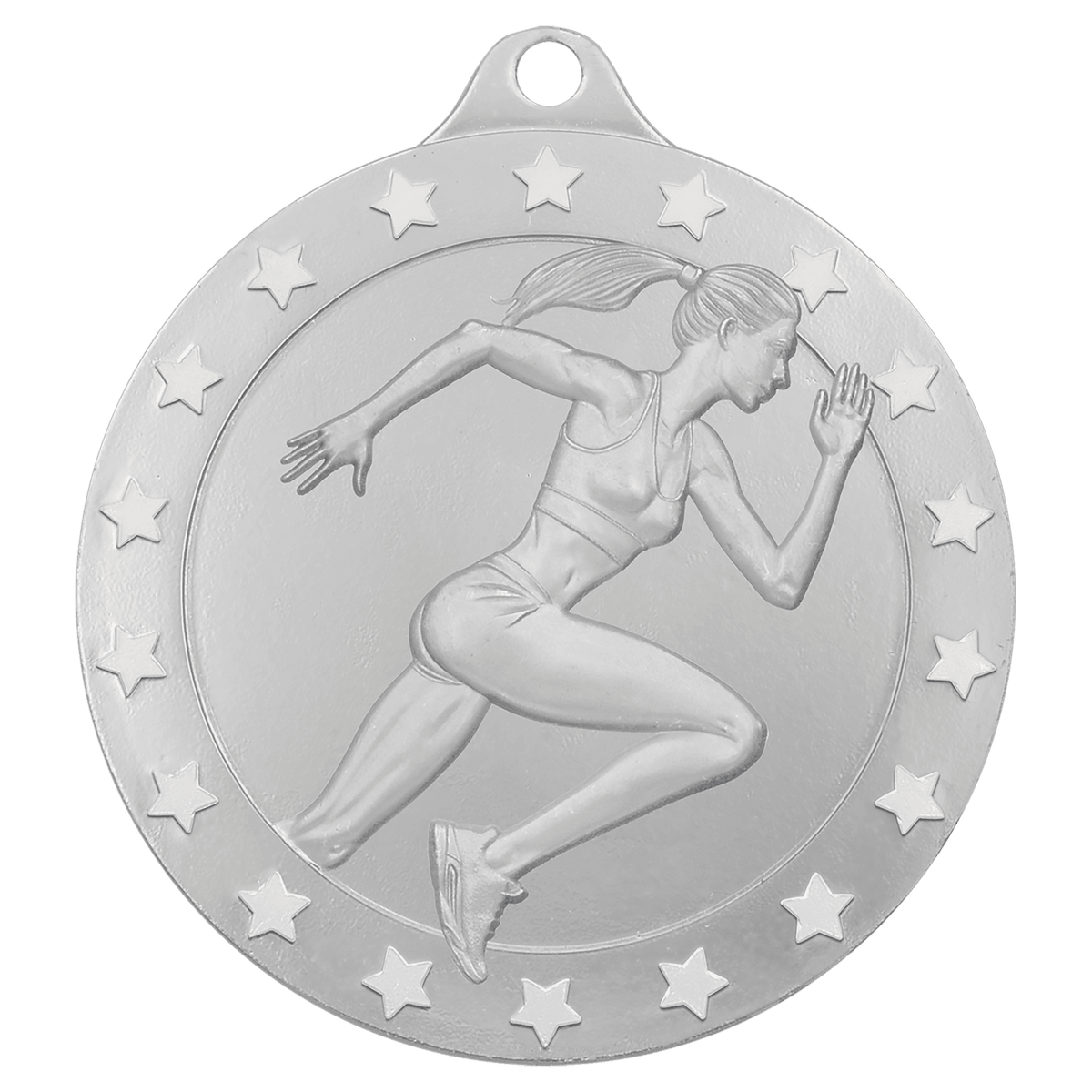 Silver female track Radiance medal