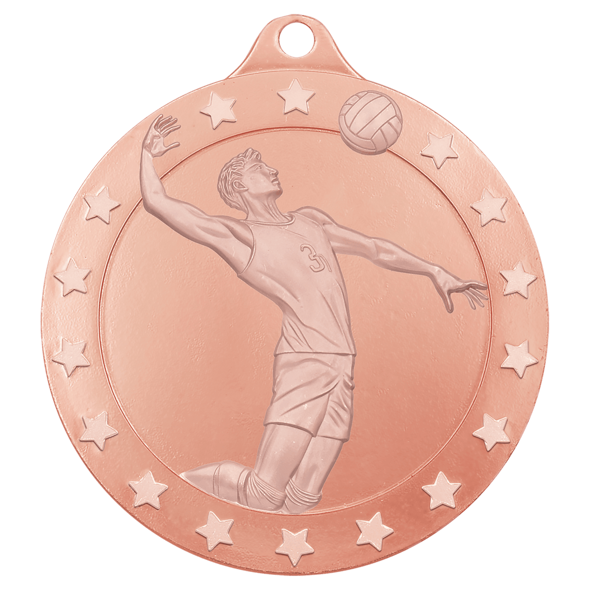 Bronze male volleyball Radiance medal