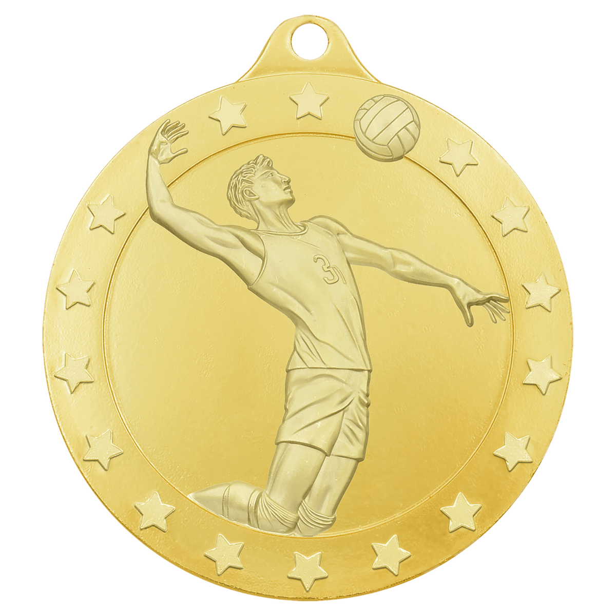 Gold male volleyball Radiance medal