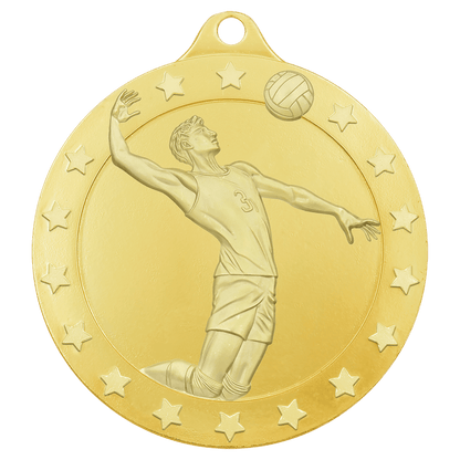Gold male volleyball Radiance medal