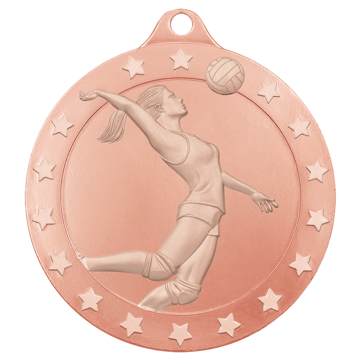 Bronze female volleyball Radiance medal