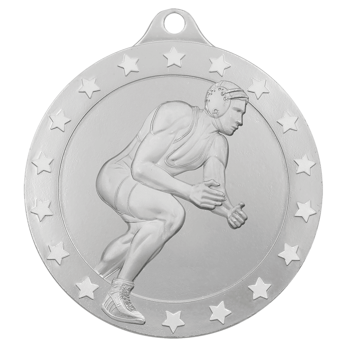 Silver male wrestling Radiance medal
