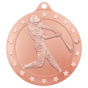 2¾-inch Bronze Baseball Radiance Medal