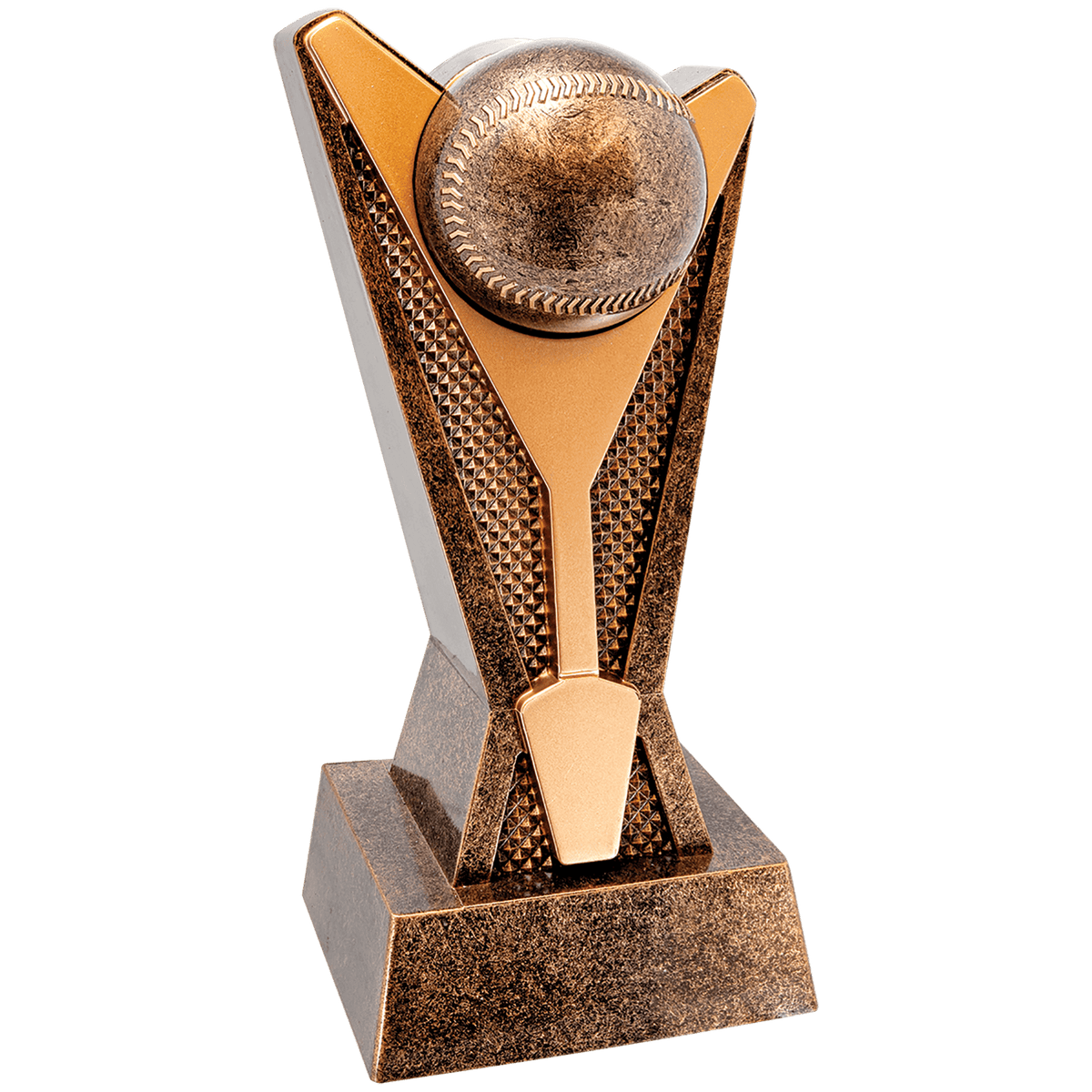 Baseball & Softball Rock Star award trophy - 7½ inches
