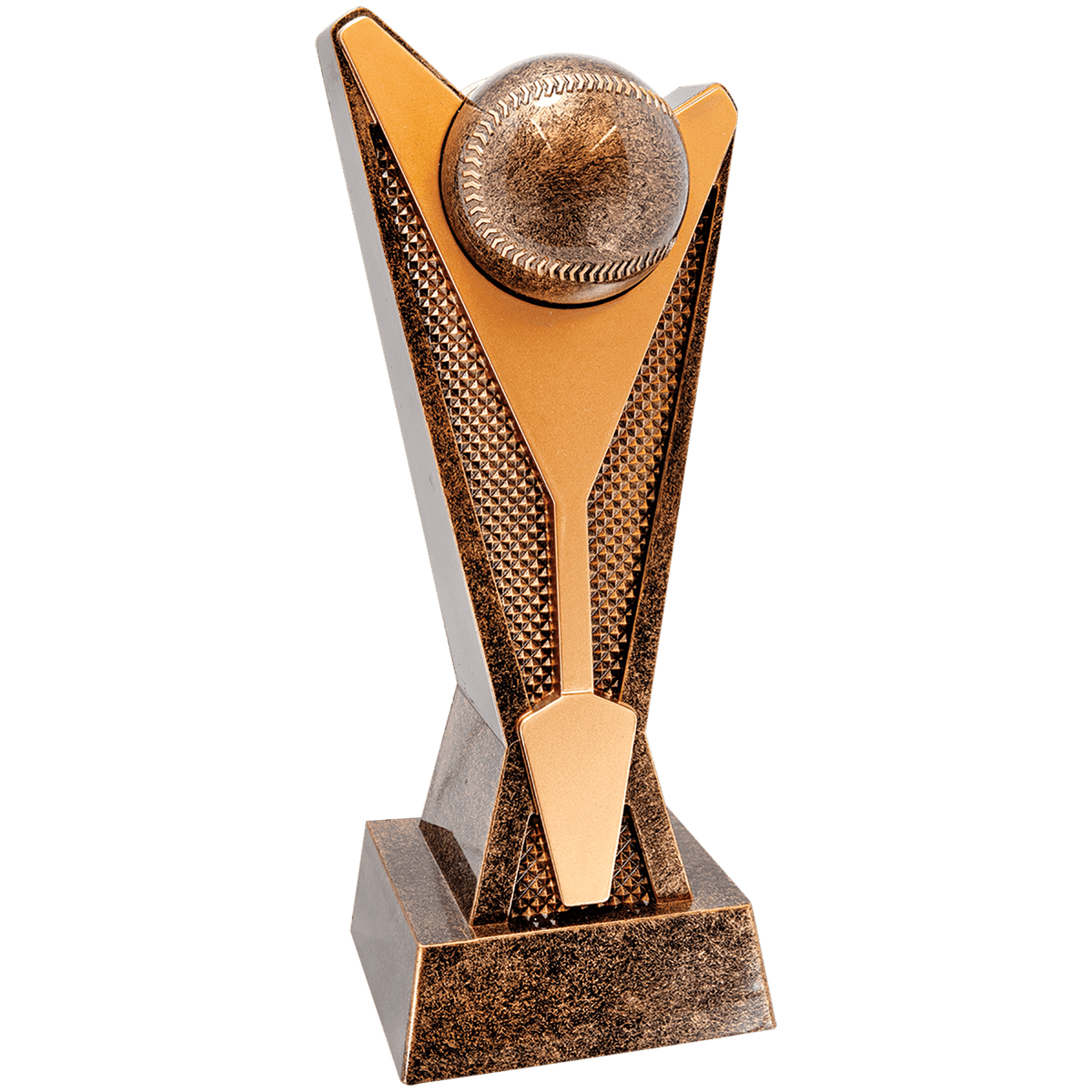 Baseball & Softball Rock Star award trophy - 9 inches