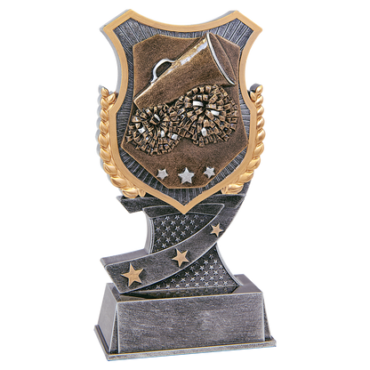 Cheer Shield award trophy - 6 inches