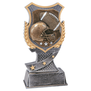 Football Shield award trophy - 6 inches