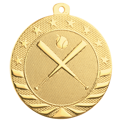 Gold Starbrite Baseball/Softball medal