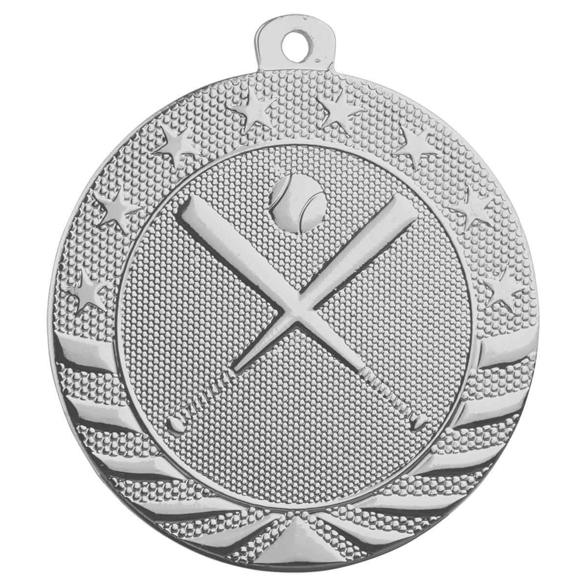 Silver Starbrite Baseball/Softball medal