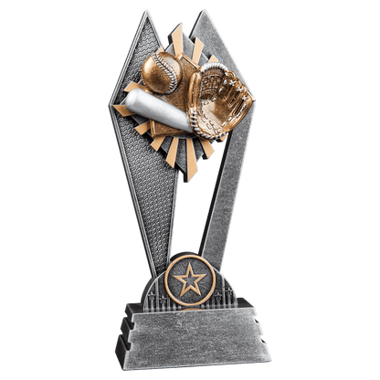 Baseball & Softball Sun Ray award trophy - 8 inches