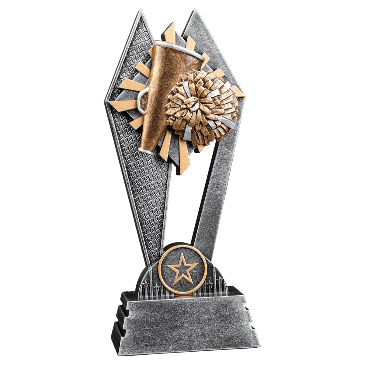 Cheer Sun Ray award trophy - 8 inches