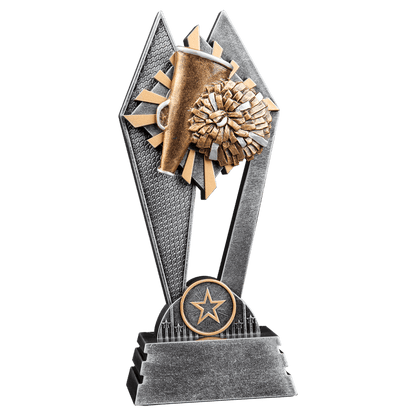 Cheer Sun Ray award trophy - 8 inches