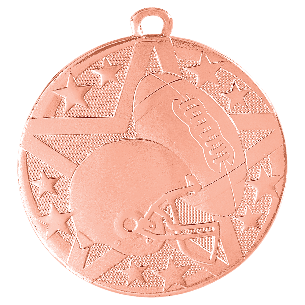 Bronze Football Superstar medal